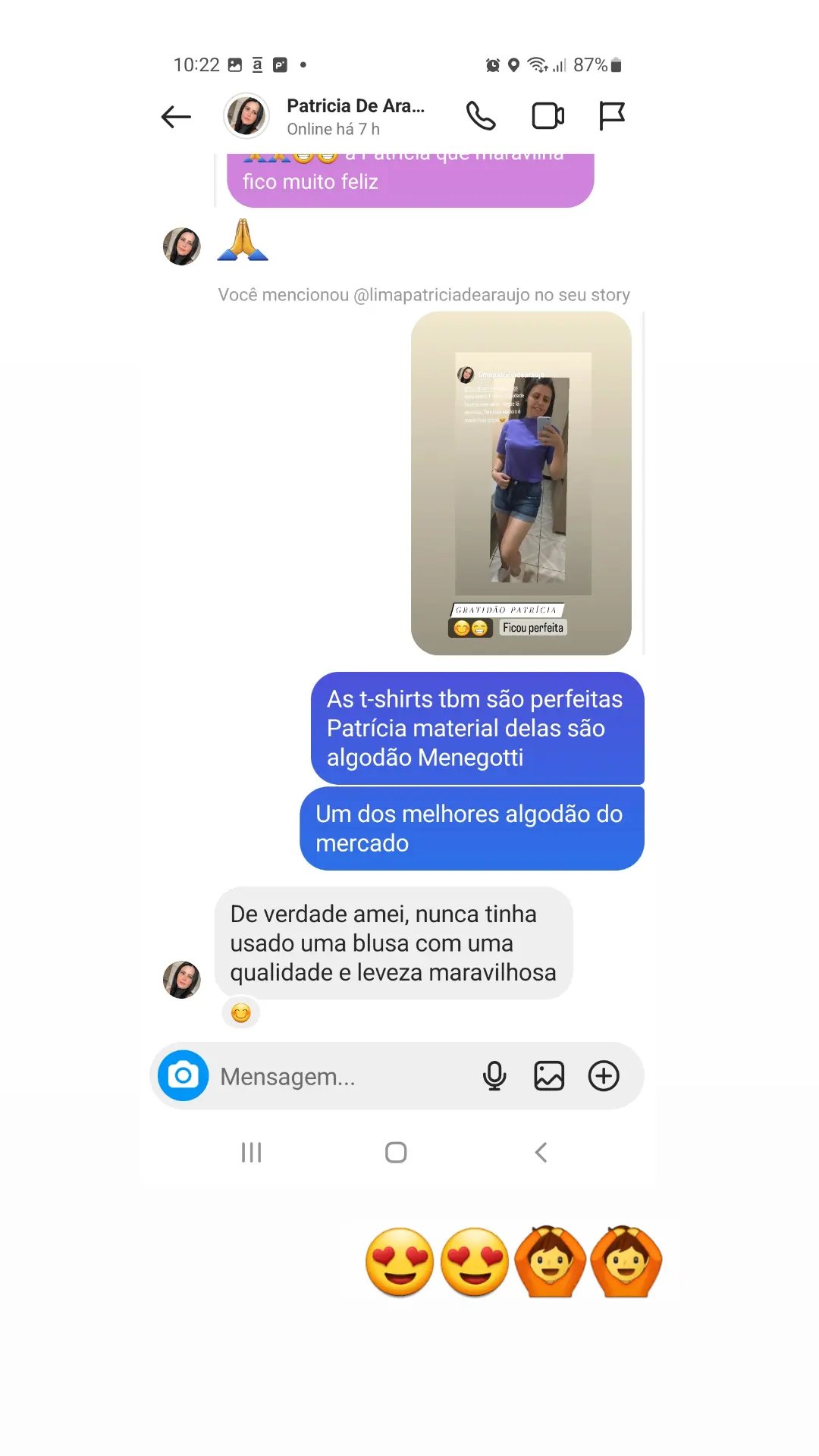 Feedback de cliente real